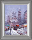 Snow In The City - Framed