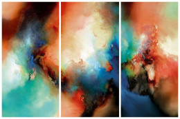 The Light Fantastic - Triptych (3 Pieces) - Box Canvas