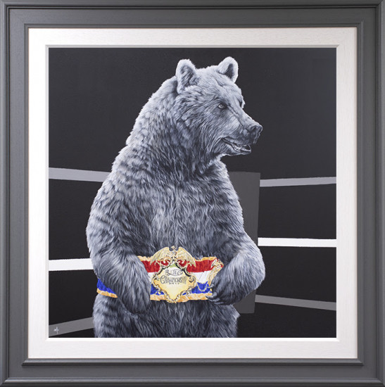 Tyson Fury - Ring Belt - Original - Grey Framed