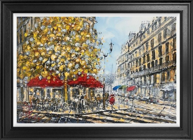 A Day Stroll - Original - Black Framed