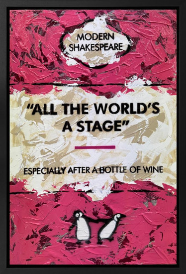 All The Worlds A Stage - Original - Framed