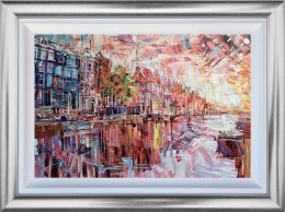 Amsterdam Glow - Original - Framed