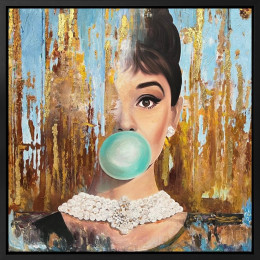 Audrey Pop - Original - Framed