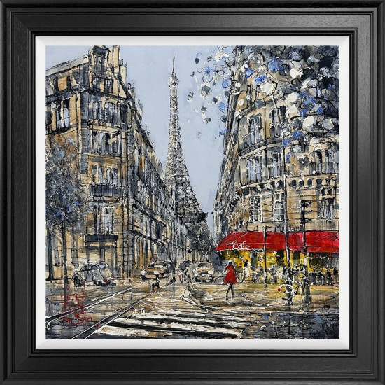 Avenue Of The Hearts - Original - Framed