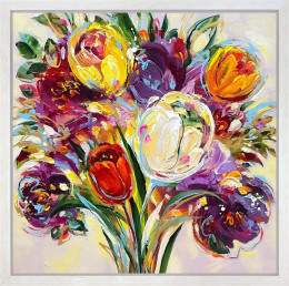 Bouquet Bliss - Original - Framed