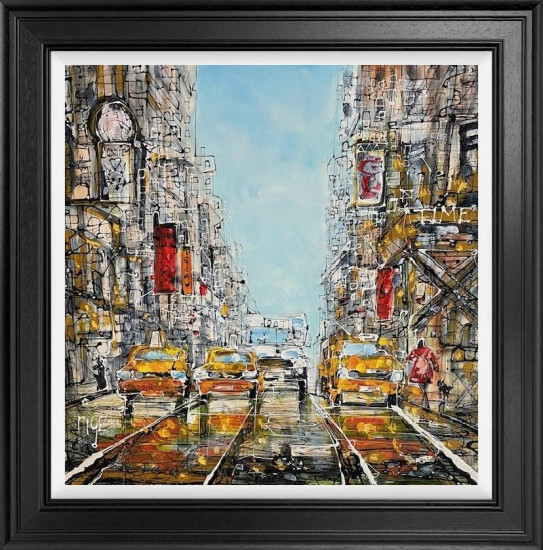 Broadway Traffic - Original - Black Framed