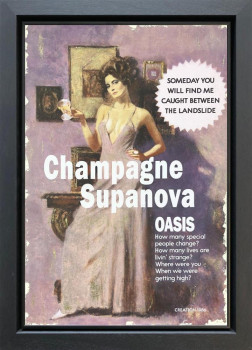 Champagne Supanova - Original - Framed