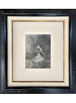 Clara - Original Study - Framed