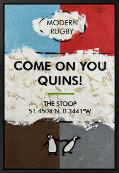 Come On You Quins! - Original - Framed