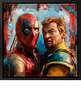 Deadpool Vs Wolverine - Original - Framed