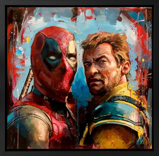 Deadpool Vs Wolverine - Original - Framed