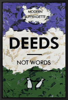 Deeds...Not Words - Original - Framed