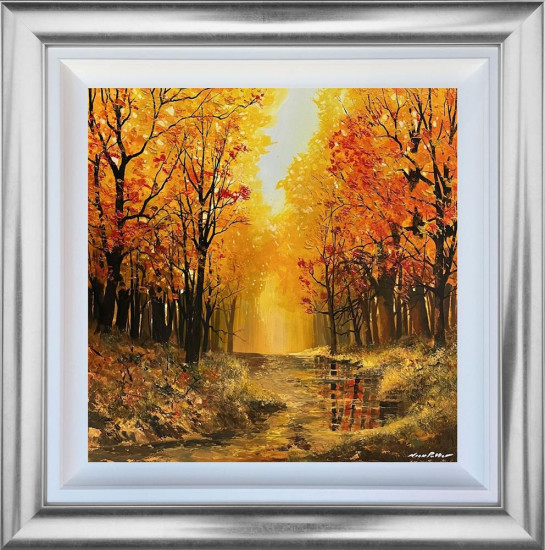 Fire Light - Original - Framed