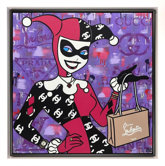 Hey Harley - Original - Framed