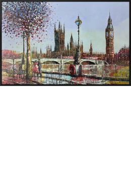 London's Power - Deluxe Canvas - Original - Framed