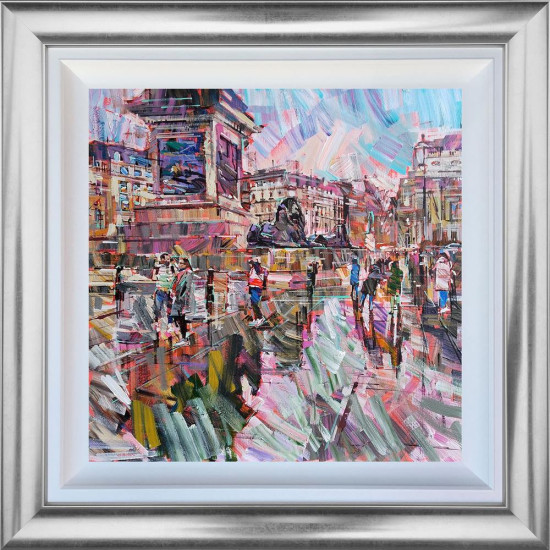 London Showers - Original - Framed