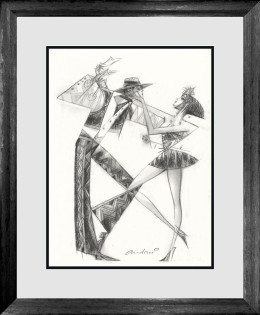 Lovers Twist - Original Study - Original - Framed