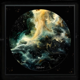 Midnight Nebula - Black Framed