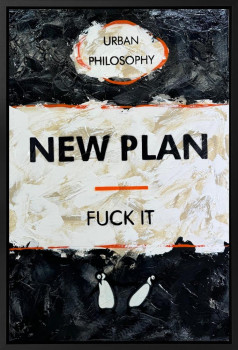 New Plan... - Original - Framed