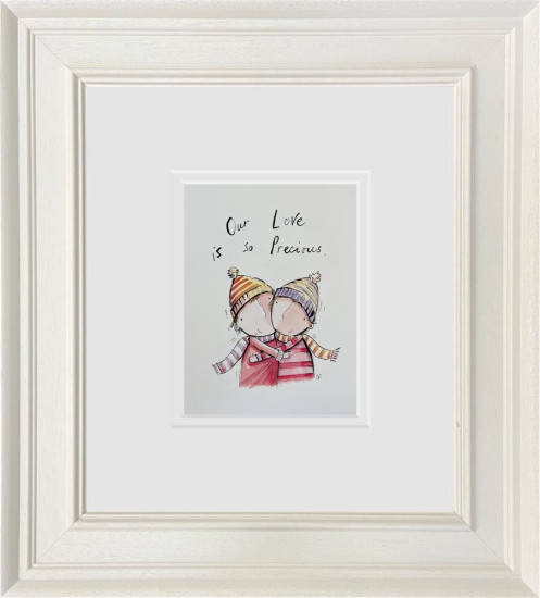 Our Love Is So Precious - Sketch - Original - Framed