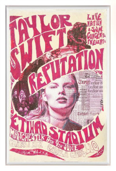 Taylor Swift - Reputation Tour 2018 - Original - Framed