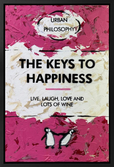 The Key To Happiness - Original - Framed