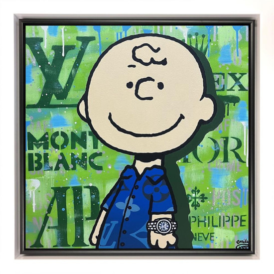 The Names Charlie - Original - White Framed