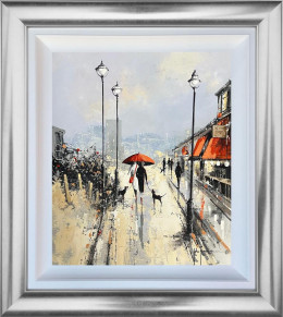 The Park Cafe - Original - Framed