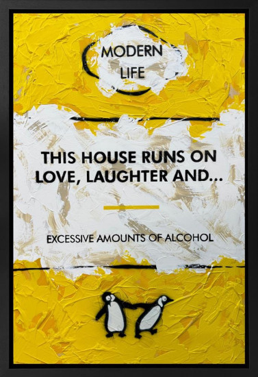 This House Runs On - Original - Framed