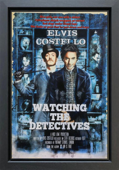 Watching The Detectives - ReMovied - Original - Black Framed