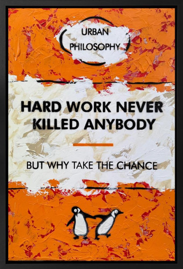 Why Take The Chance - Original - Framed