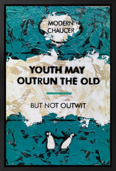 Youth May Outrun The Old - Original - Framed