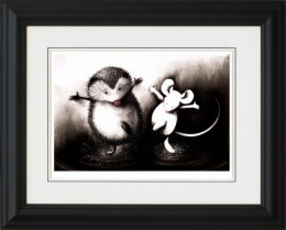 Country Dancing - Picture - Black Framed