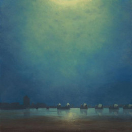 Moonlight, Thames Barrier - Board Only