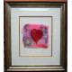 Heartfelt II (Felt Art) - Original - Framed